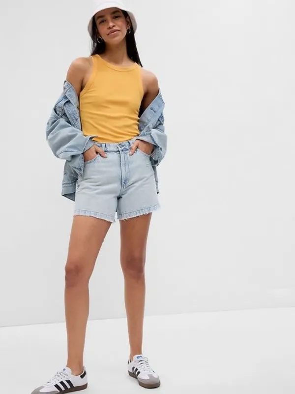 4" High Rise Stride Shorts sold by GAP