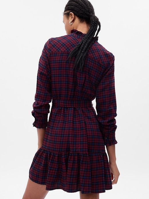 Plaid Tiered Mini Dress sold by GAP product image thumbnail 2