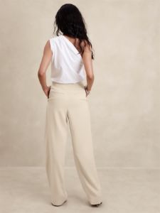 High-Rise Pleated Pant sold by Banana Republic
