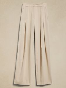 High-Rise Pleated Pant sold by Banana Republic
