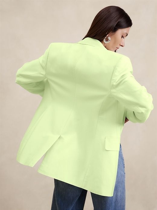 Hourglass Italian Viscose-Linen Blazer sold by Banana Republic product image thumbnail 2