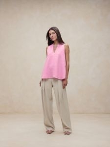 Pauline Linen Top sold by Banana Republic