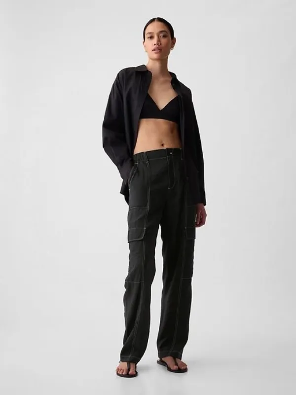 Mid Rise Cargo Pants sold by GAP