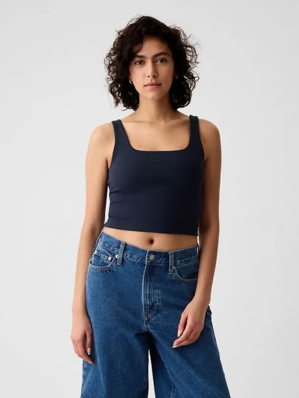 Compact Jersey Cropped Tank Top sold by GAP