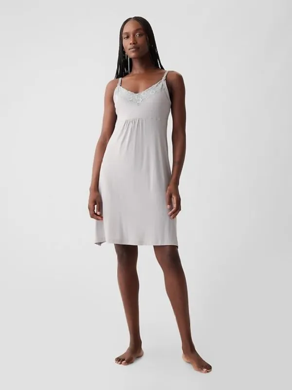 Maternity Modal Nursing PJ Dress sold by GAP