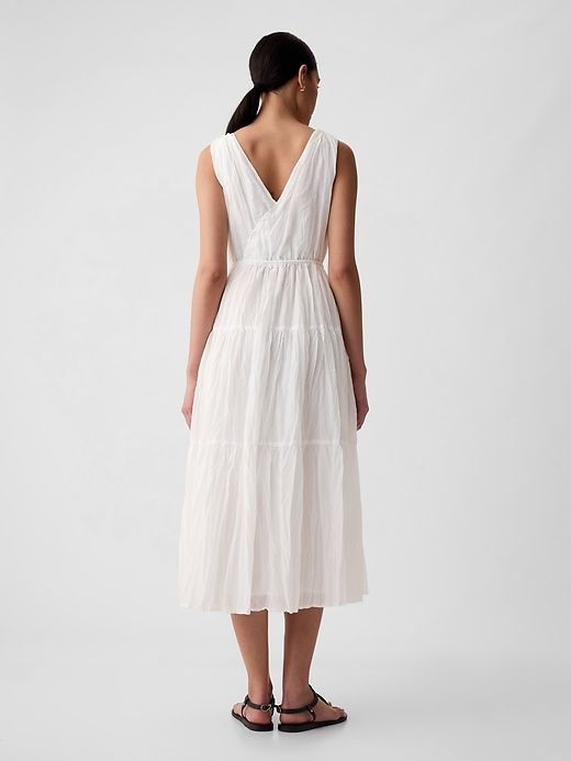 Pleated Tiered Maxi Dress sold by GAP product image thumbnail 2