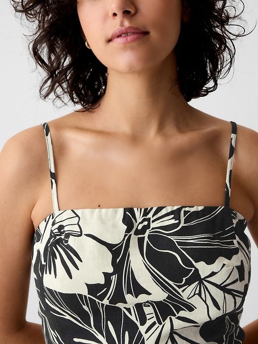 Linen-Blend Mini Dress sold by GAP product image thumbnail 4