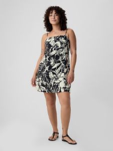 Linen-Blend Mini Dress sold by GAP