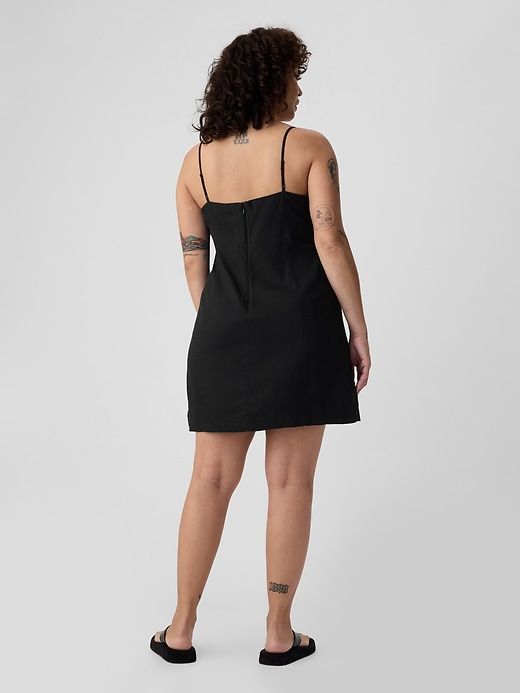 Linen-Blend Mini Dress sold by GAP product image thumbnail 5