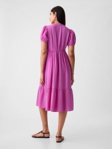 Crinkle Gauze Midi Dress sold by GAP