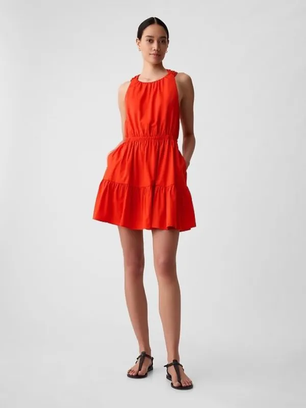Twist-Back Mini Dress sold by GAP