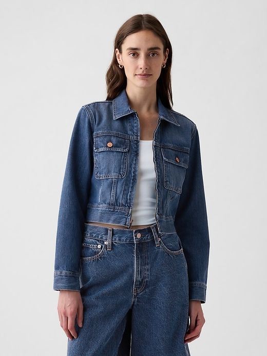 Cropped Denim Jacket sold by GAP