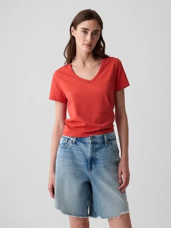 Organic Cotton Vintage Cropped T-Shirt sold by GAP
