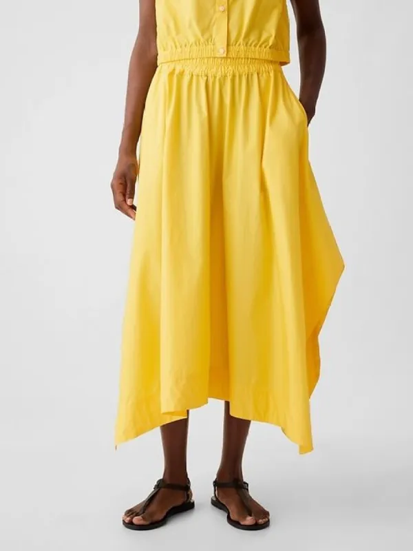 Handkerchief Hem Midi Skirt sold by GAP