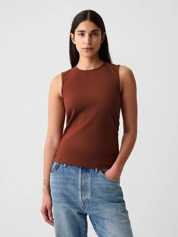 Compact Jersey Cropped Tank Top sold by GAP