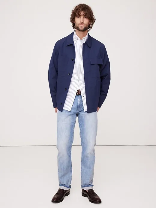 Water-Resistant Shirt Jacket sold by Banana Republic