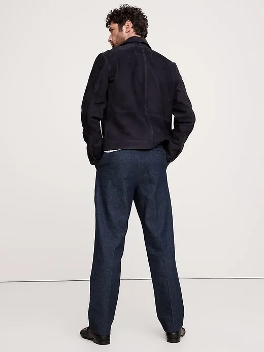 Straight Pleated Cropped Jean sold by Banana Republic product image thumbnail 2