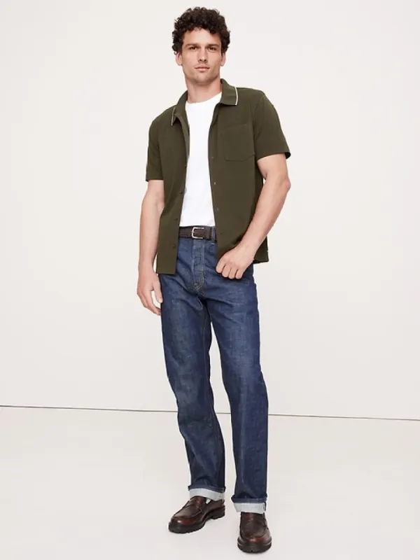 Slim Luxury-Touch Pique Polo sold by Banana Republic