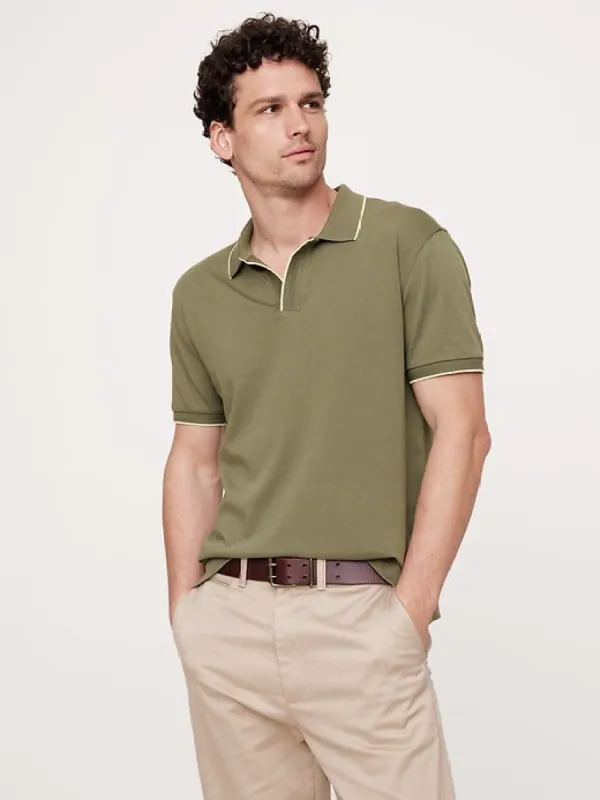 Slim Luxury-Touch Polo sold by Banana Republic
