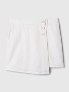 Denim Wrap Mini Skort sold by GAP