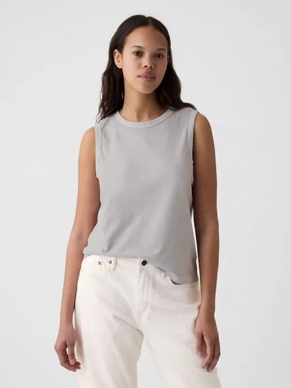 Organic Cotton Vintage Tank Top sold by GAP