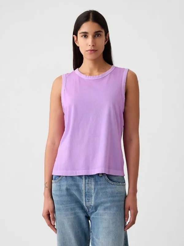 Organic Cotton Vintage Tank Top sold by GAP