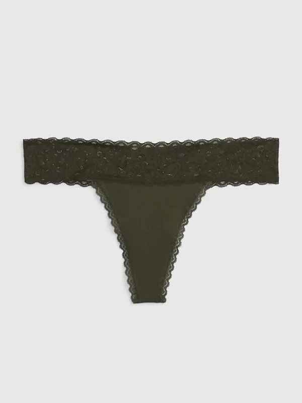 Low Rise Lace Thong sold by GAP
