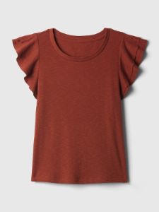 Essential Rib Flutter Sleeve Shirt sold by GAP