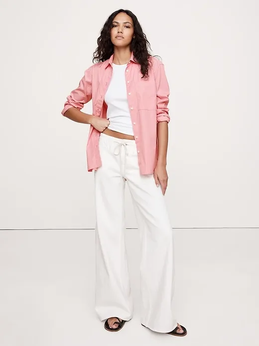 The Oversized Shirt sold by Banana Republic