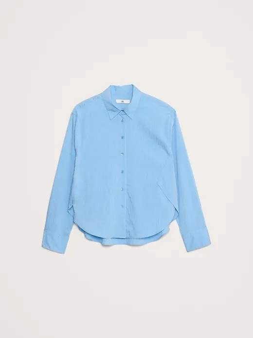 Oversized Side-Split Shirt sold by Banana Republic product image thumbnail 4