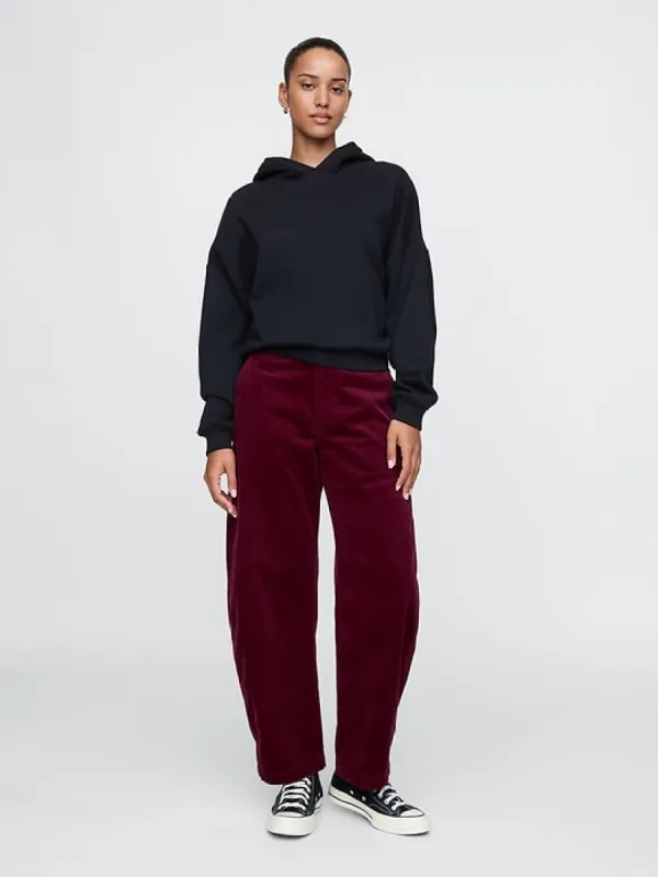 High Rise Corduroy Tapered Ankle Trousers sold by GAP