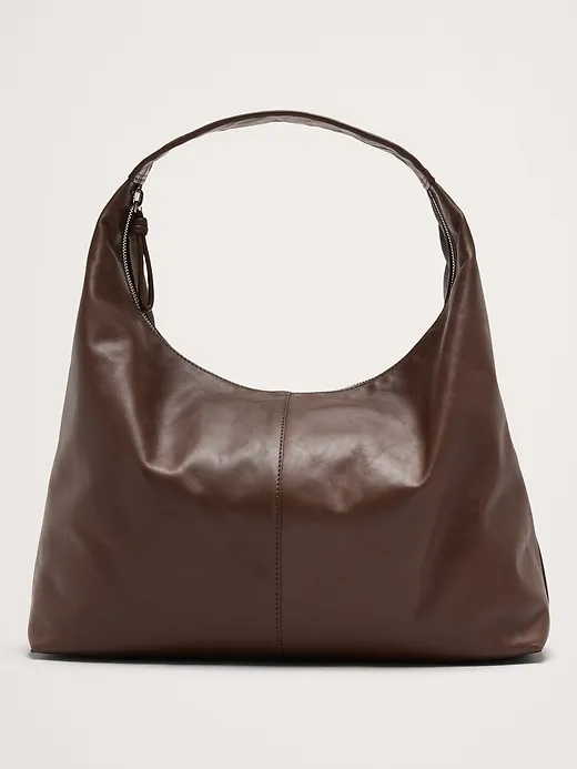 Slouchy Leather Hobo Bag sold by Banana Republic