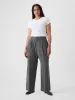365 High Rise Brushed Twill Pleated Taper Trousers sold by GAP