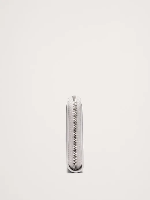 Italian Leather Zip Mini Wallet sold by Banana Republic product image thumbnail 2
