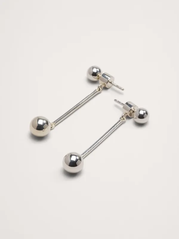 Small Barbell Drop Earrings sold by Banana Republic