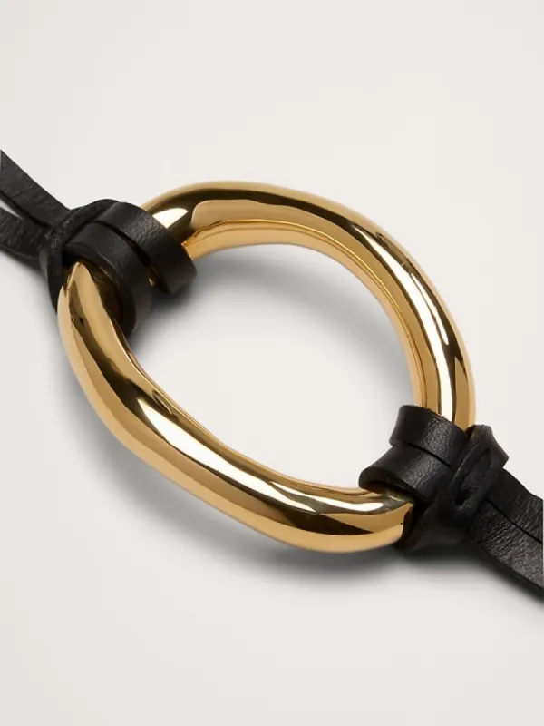 Leather Oval Bracelet sold by Banana Republic