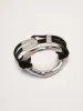 Leather Oval Bracelet sold by Banana Republic