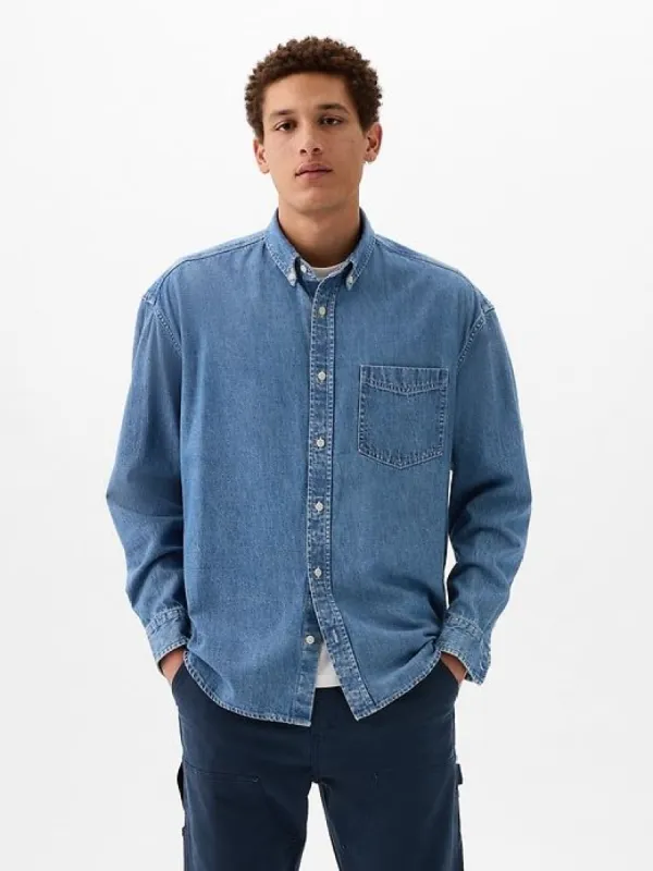 Denim Big Shirt sold by GAP