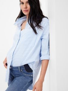 Maternity Inset Panel Cheeky Straight Jeans sold by GAP