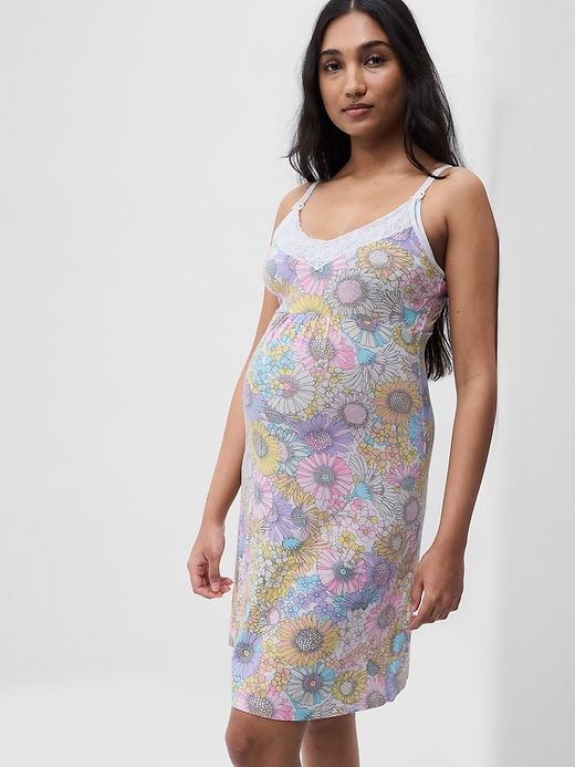 Maternity Modal Nursing PJ Dress sold by GAP