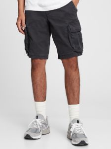 11" Twill Cargo Shorts with GapFlex sold by GAP