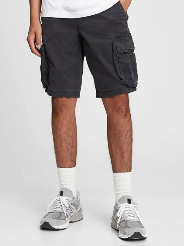 11" Twill Cargo Shorts with GapFlex sold by GAP