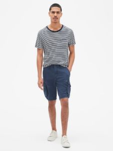 11" Twill Cargo Shorts with GapFlex sold by GAP