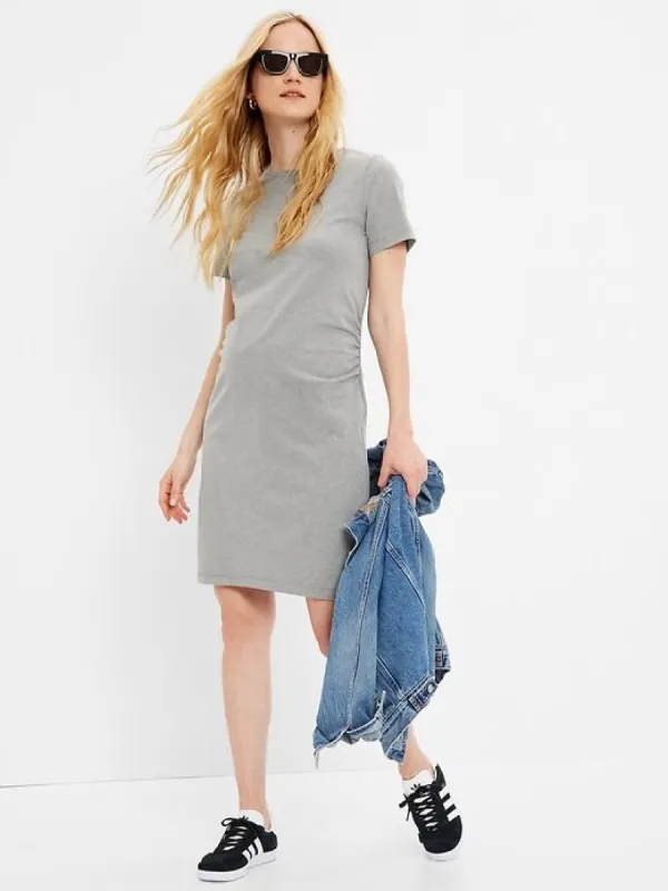 Maternity Ruched T-Shirt Dress sold by GAP