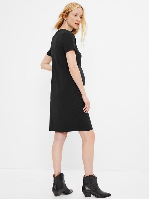 Maternity Ruched T-Shirt Dress sold by GAP product image thumbnail 2