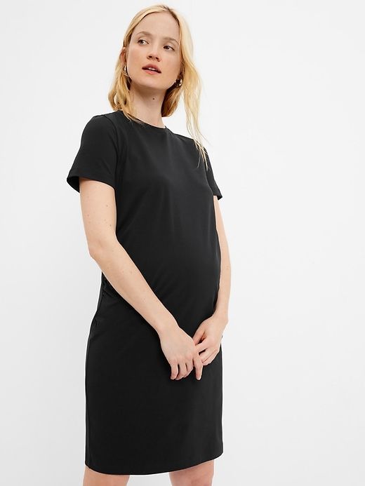 Maternity Ruched T-Shirt Dress sold by GAP product image thumbnail 4