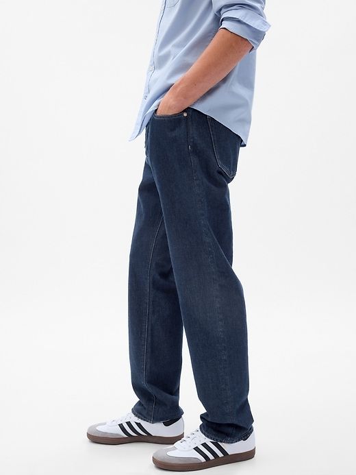 Organic Cotton Button Fly '90s Original Straight Fit Jeans sold by GAP product image thumbnail 3