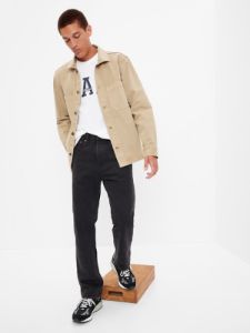 Organic Cotton Button Fly '90s Original Straight Fit Jeans sold by GAP