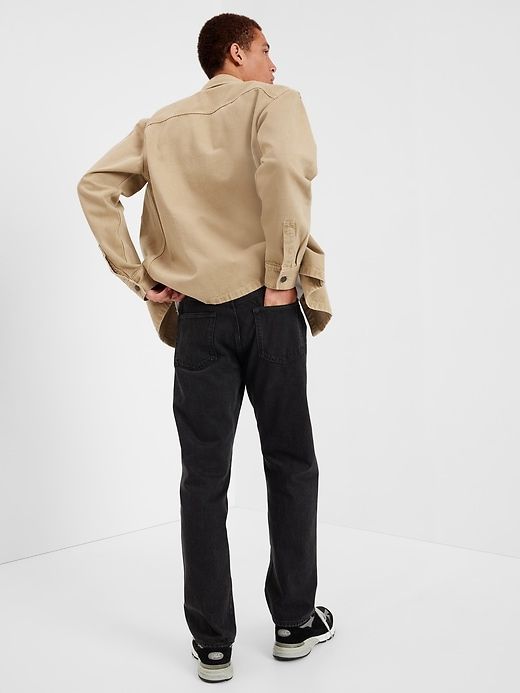 Organic Cotton Button Fly '90s Original Straight Fit Jeans sold by GAP product image thumbnail 2