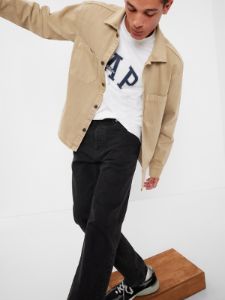 Organic Cotton Button Fly '90s Original Straight Fit Jeans sold by GAP